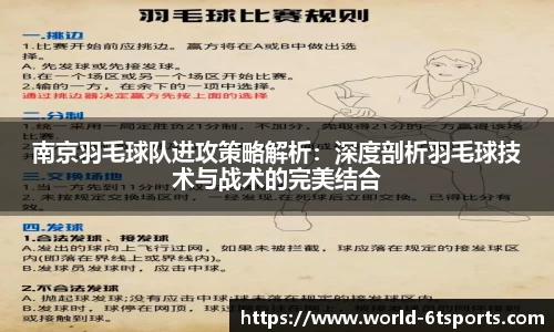 南京羽毛球队进攻策略解析：深度剖析羽毛球技术与战术的完美结合